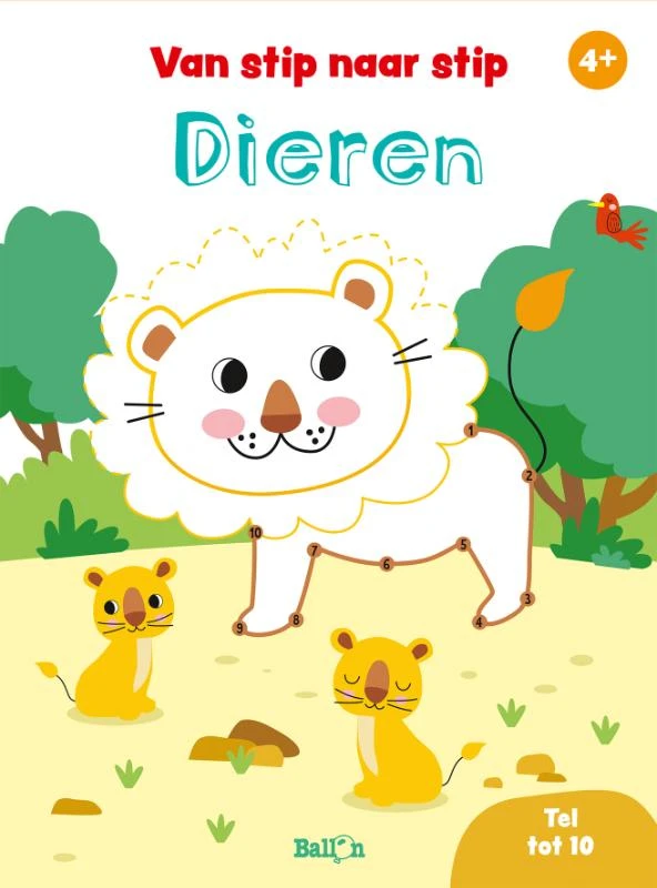Van stip naar stip tot 10 dieren – boek cover
