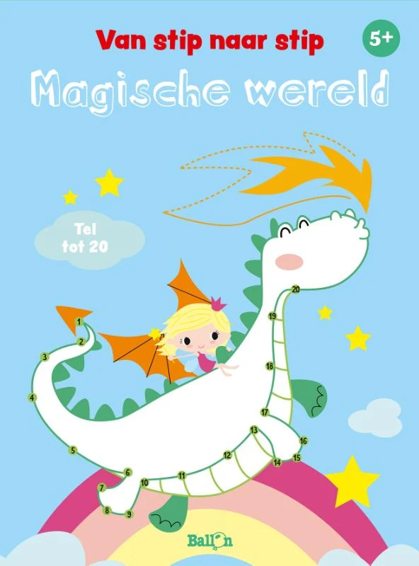 Van stip naar stip tot 20 - Magische wereld – boek cover