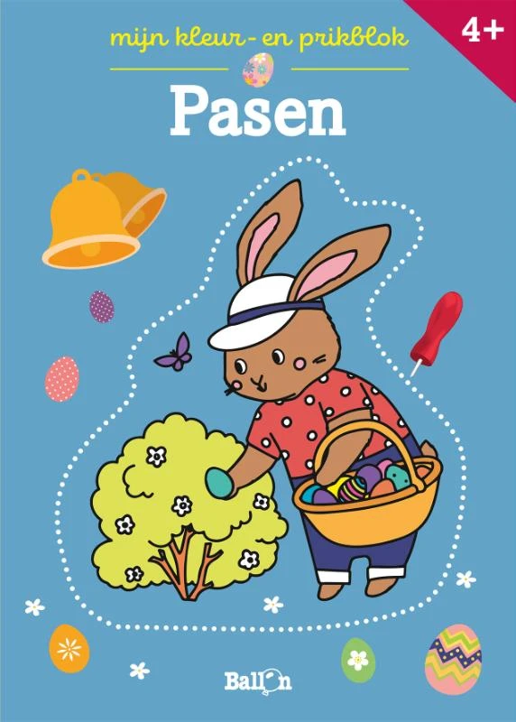 Pasen - Kleur- en prikblok – boek cover