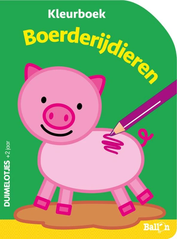 kleurboek Boerderijdieren – boek cover
