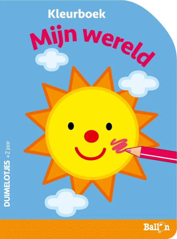 Mijn wereld kleurboek 2+ – boek cover