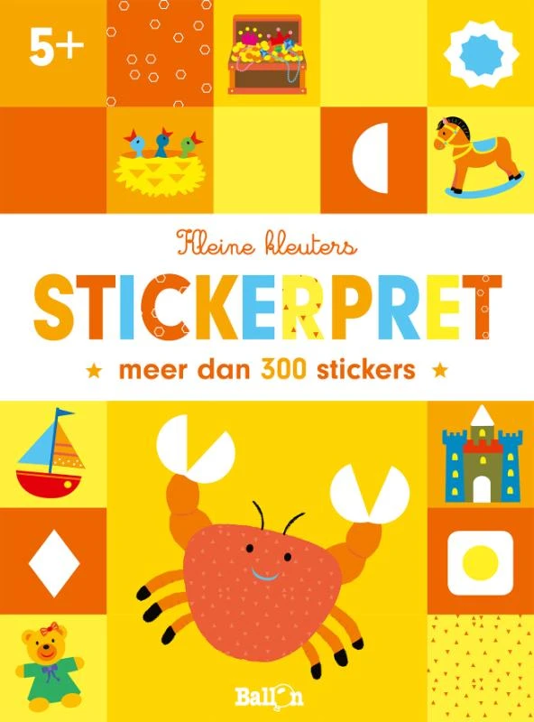 Stickerpret 5+ – boek cover