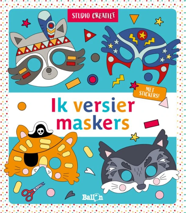 Ik versier maskers – boek cover