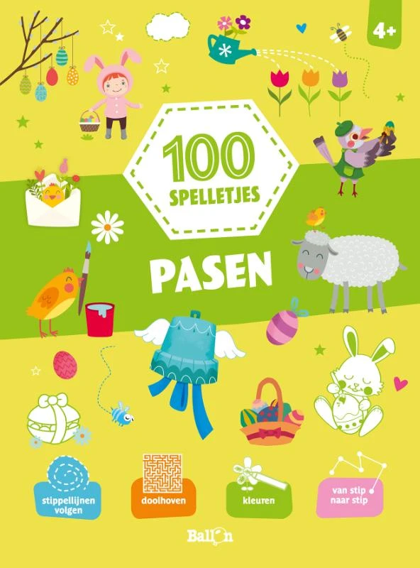 Pasen - 100 spelletjes – boek cover