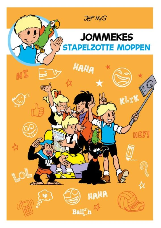 Jommekes stapelzotte moppenboek – boek cover