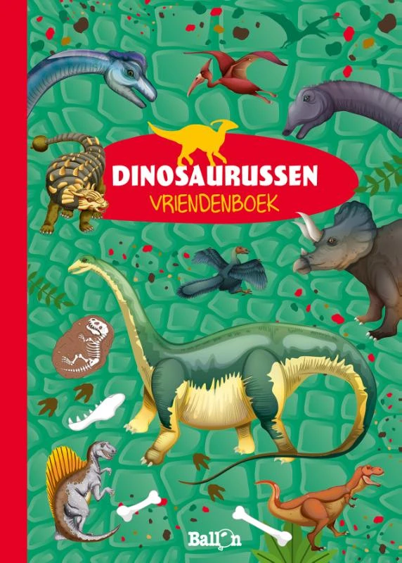 Vriendenboek Dinosaurussen – boek cover
