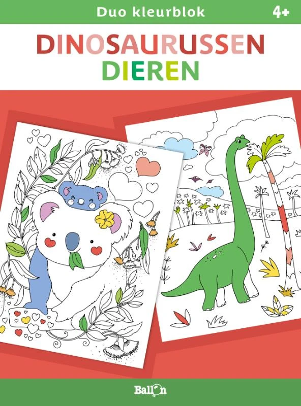 Dinosaurussen en dieren – boek cover