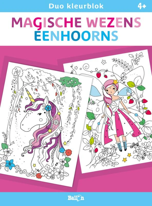 Magische wezens en eenhoorns – boek cover