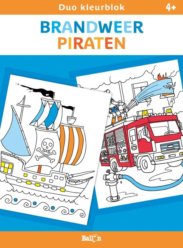 Brandweer en piraten – boek cover