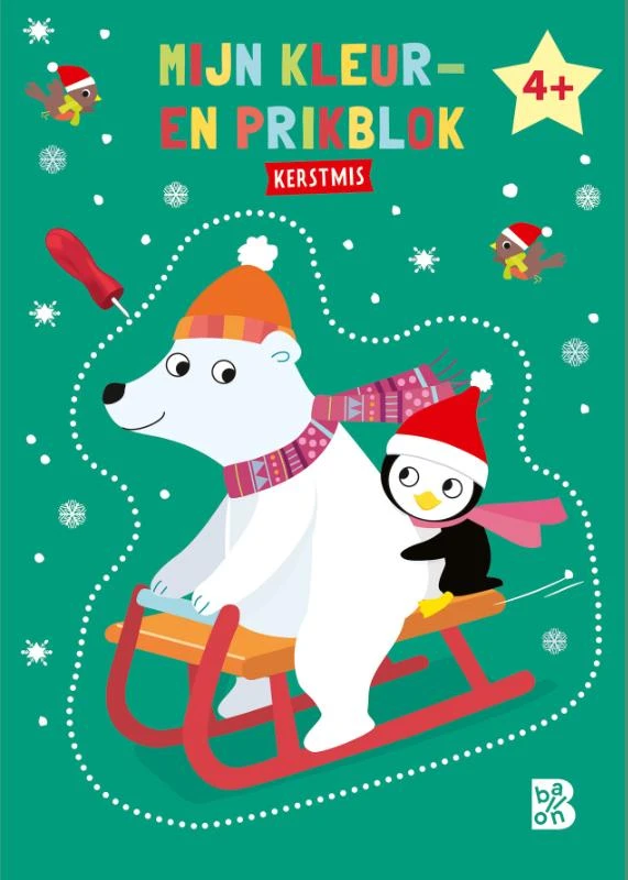 Mijn kleur- en prikblok Kerstmis – boek cover