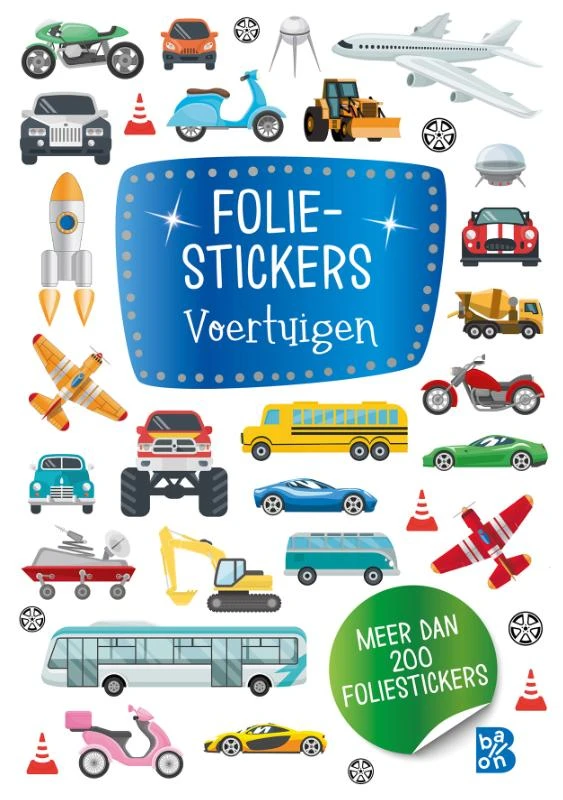Foliestickers - Voertuigen – boek cover