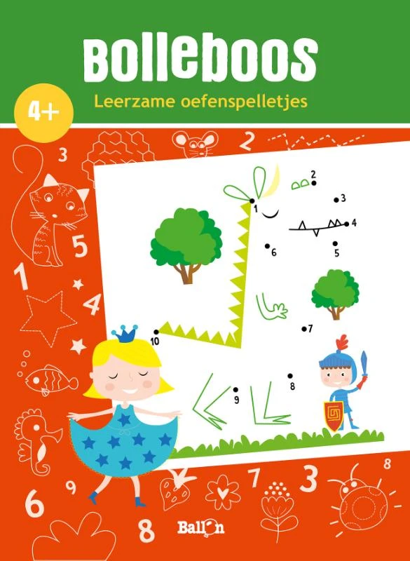 Leerrijke oefenspelletjes 4+ – boek cover