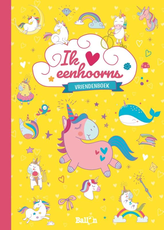 Vriendenboek Eenhoorns – boek cover