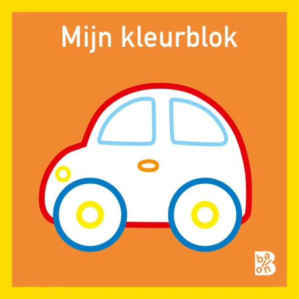 Mijn kleurblok - auto – boek cover
