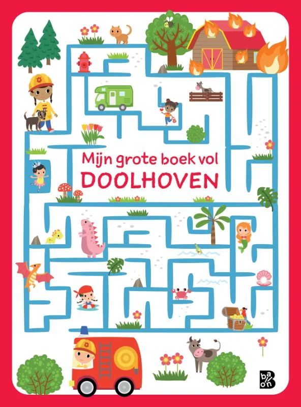 Mijn grote boek vol doolhoven – boek cover