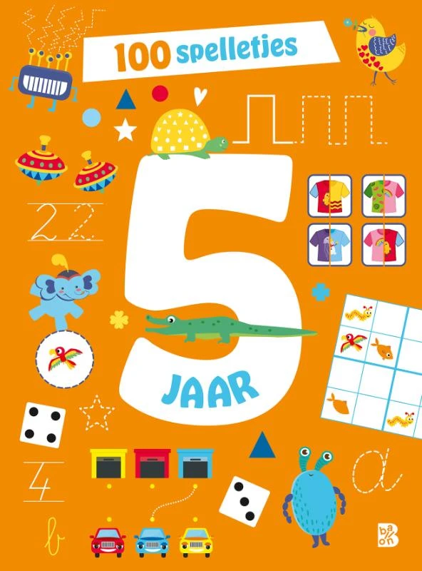 100 spelletjes voor 5-jarigen – boek cover
