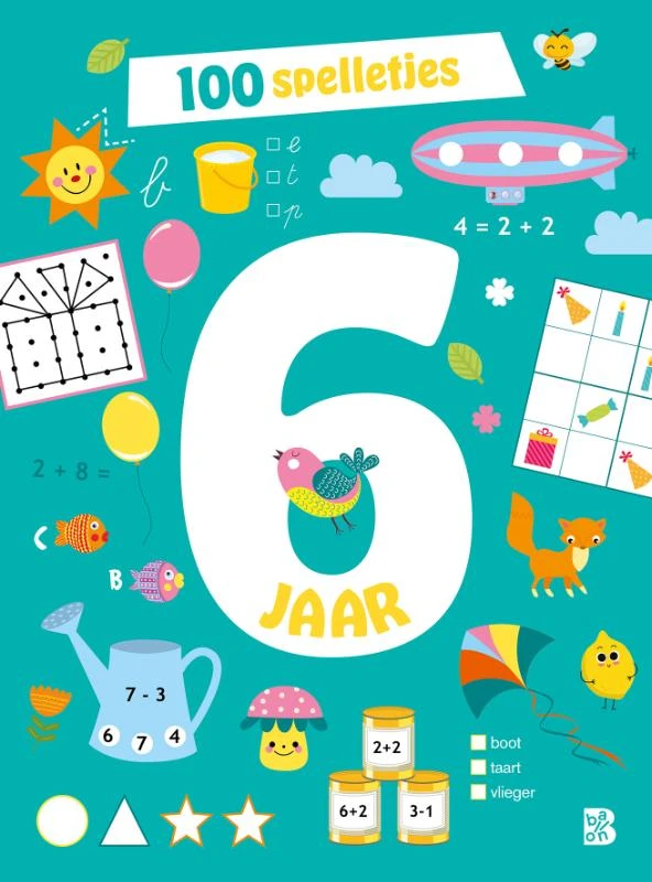 100 spelletjes voor 6-jarigen – boek cover