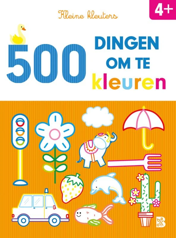 500 dingen om te kleuren – boek cover