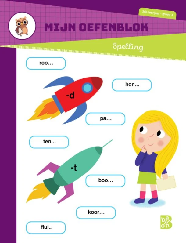 2de leerjaar/groep 4 – boek cover