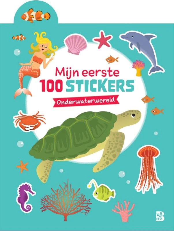 Mijn eerste 100 stickers: onderwaterwereld – boek cover