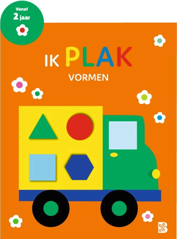 Ik plak - Vormen – boek cover