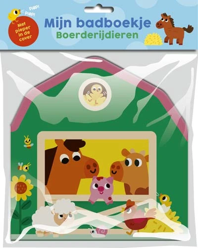 Mijn badboekje: Boerderijdieren – boek cover