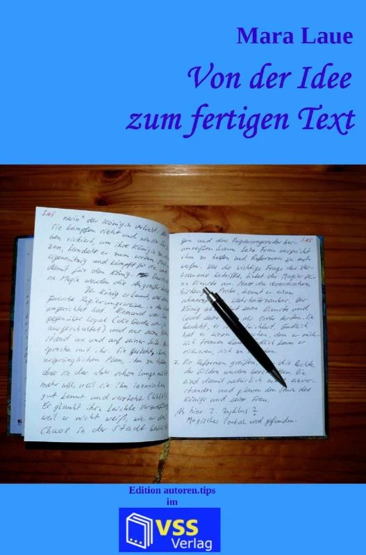 Von der Idee zum fertigen Text – Mara Laue – boek cover