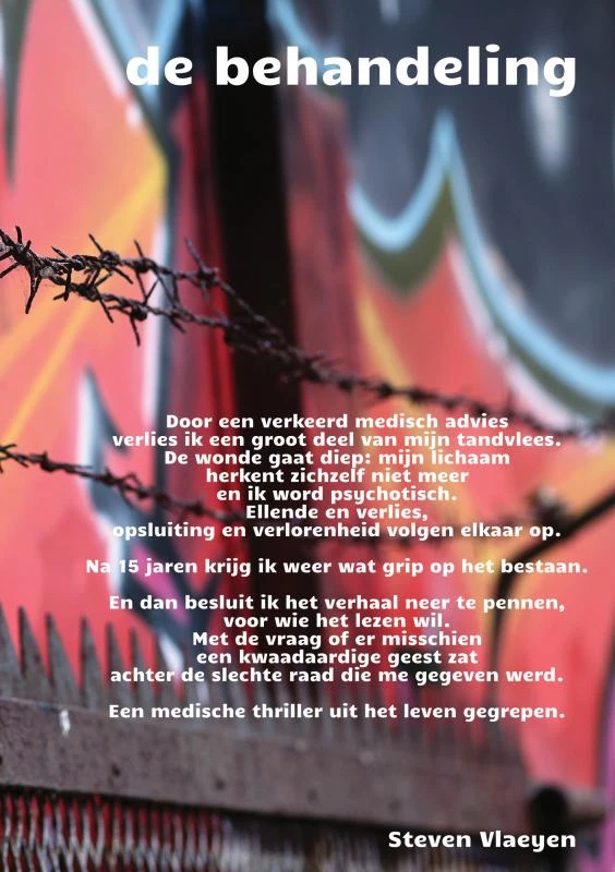 de behandeling – Steven Vlaeyen – boek cover