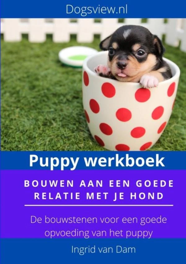Puppy werkbook – Ingrid van Dam – boek cover