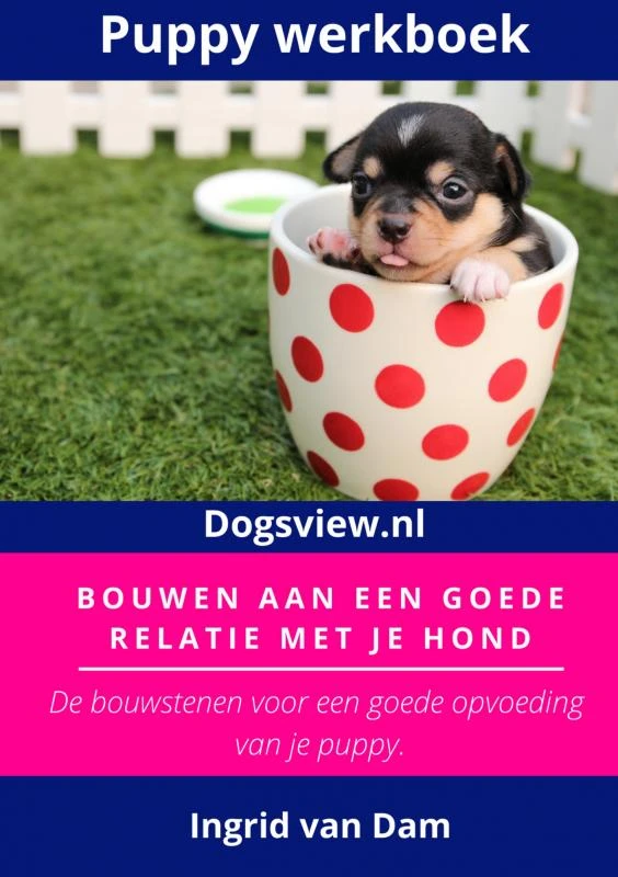 Puppy werkbook – Ingrid van Dam – boek cover