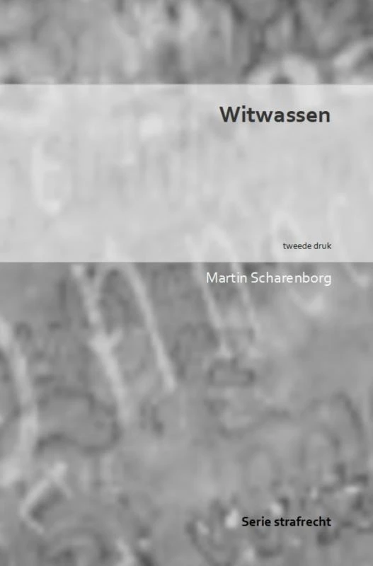 Witwassen – Martin Scharenborg – boek cover