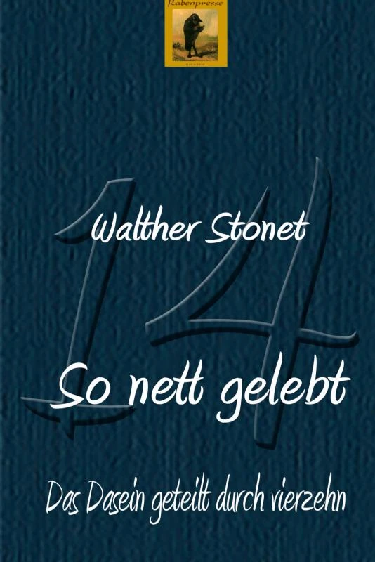So nett gelebt – Walther Stonet – boek cover