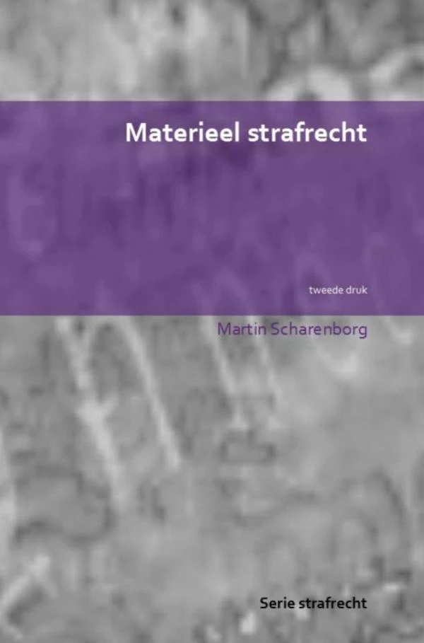Materieel strafrecht – Martin Scharenborg – boek cover