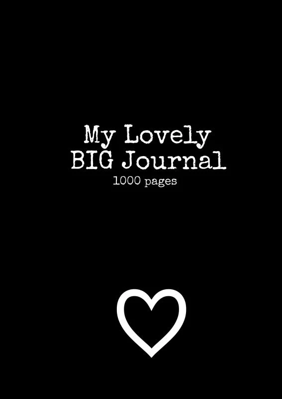My Lovely BIG Journal – Mandy . – boek cover