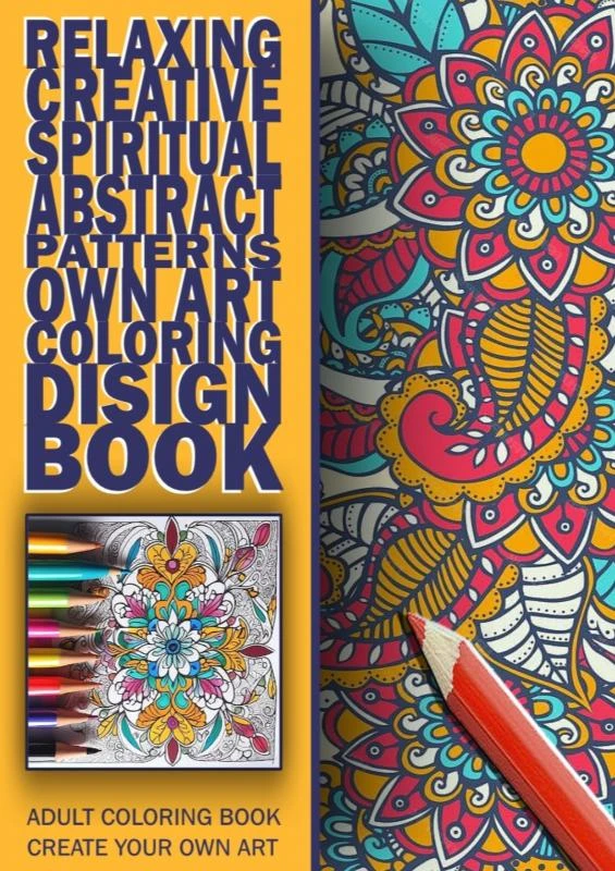 Adult Coloring Book – Marc Poolman – boek cover