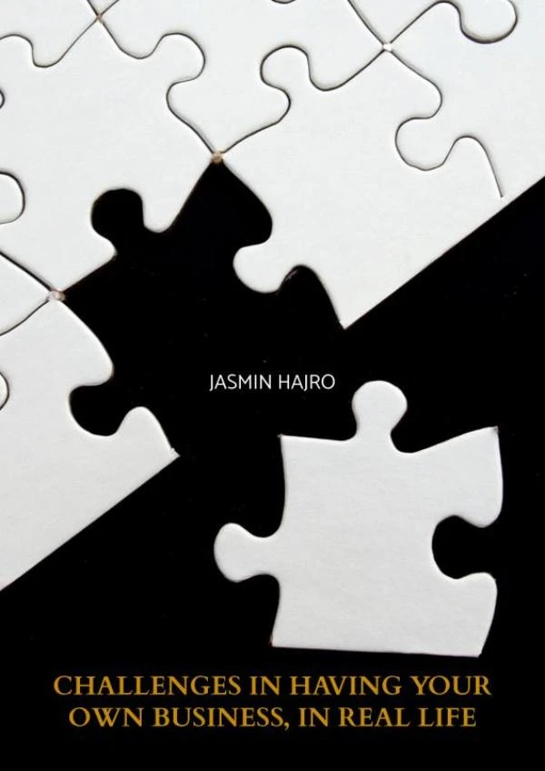 Challenges in having your own business, in real life – Jasmin Hajro – boek cover