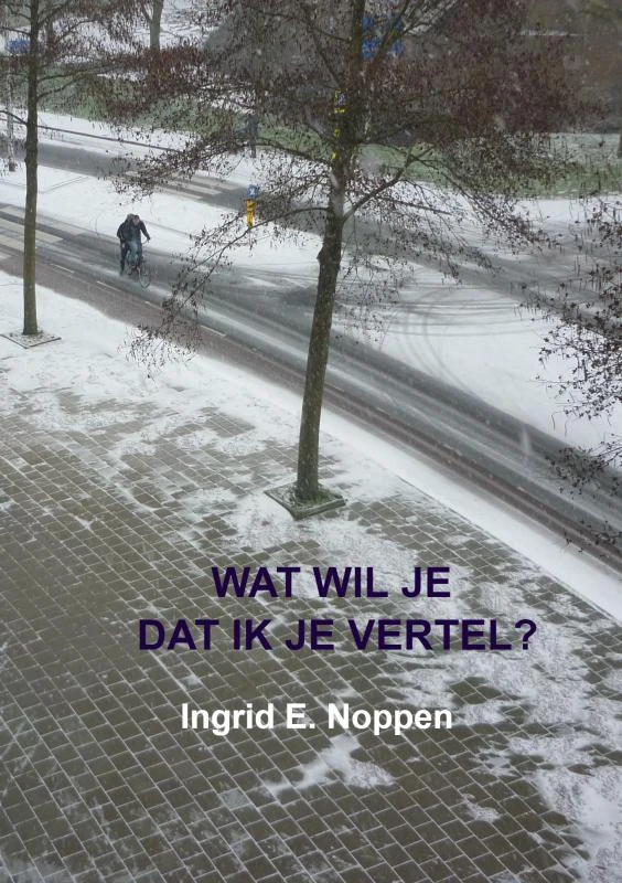 Wat wil je dat ik je vertel? – Ingrid E. Noppen – boek cover