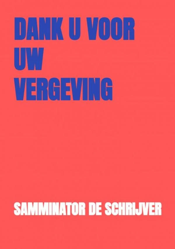 Dank U voor Uw vergeving – Samuel Davids – boek cover