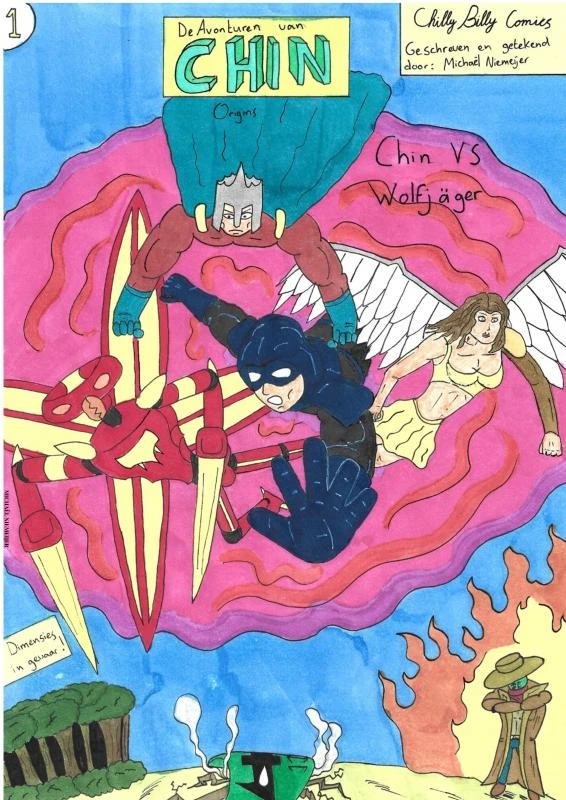 De Avonturen Van Chin – Michaël Niemeijer – boek cover