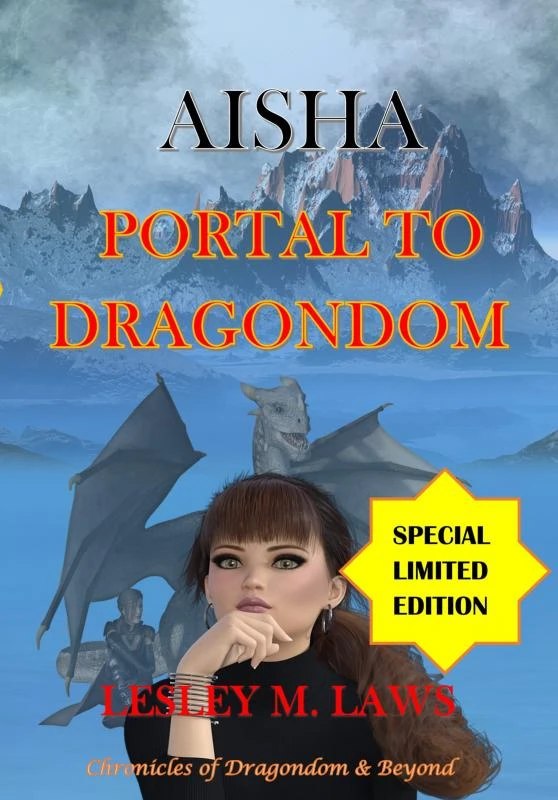 AISHA - PORTAL TO DRAGONDOM – Lesley M. Laws – boek cover