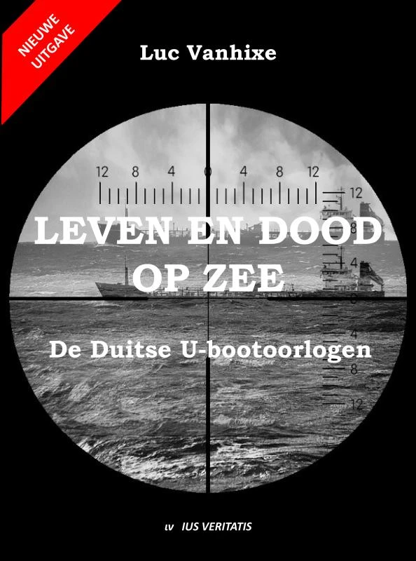 Leven en dood op zee - nieuwe uitgave – Luc Vanhixe – boek cover