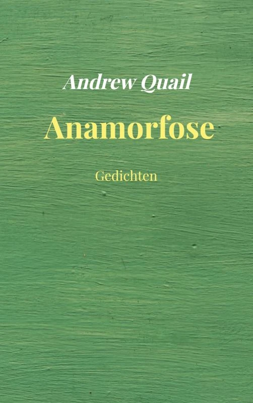 Anamorfose – Andrew Quail – boek cover