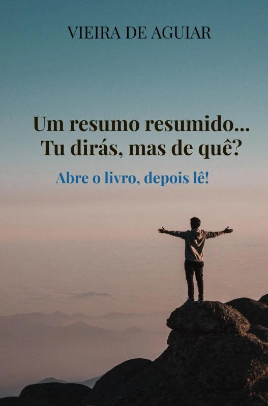 Um resumo resumido... Tu dirás, mas de quê? – Vieira de Aguiar – boek cover