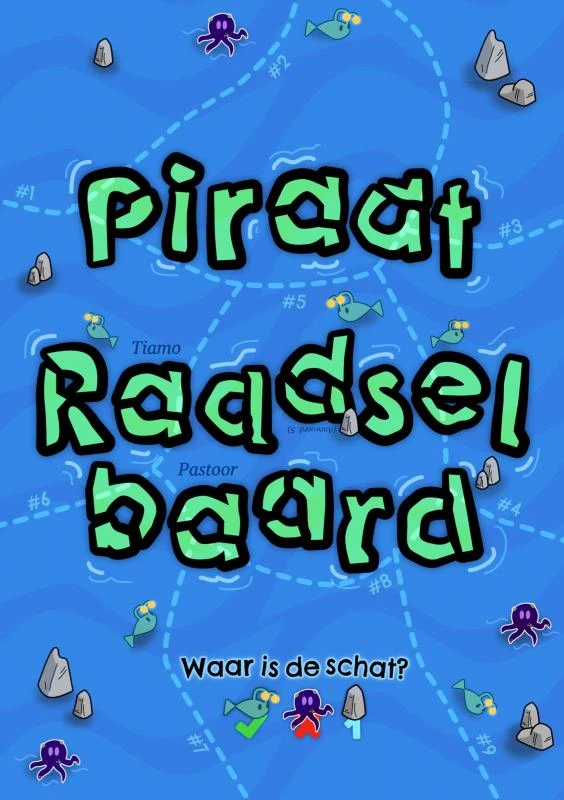 Piraat Raadselbaard – Tiamo Pastoor – boek cover