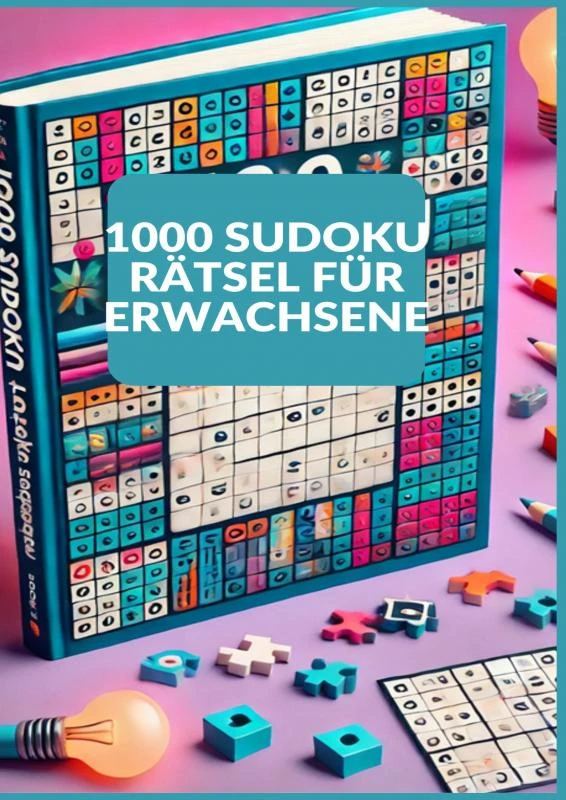 1000+ Sudoku-Rätsel für Erwachsene – Linda Schulhoff – boek cover