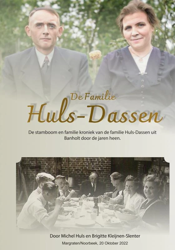 Stamboom van de familie Huls-Dassen uit Banholt – Michel Huls – boek cover