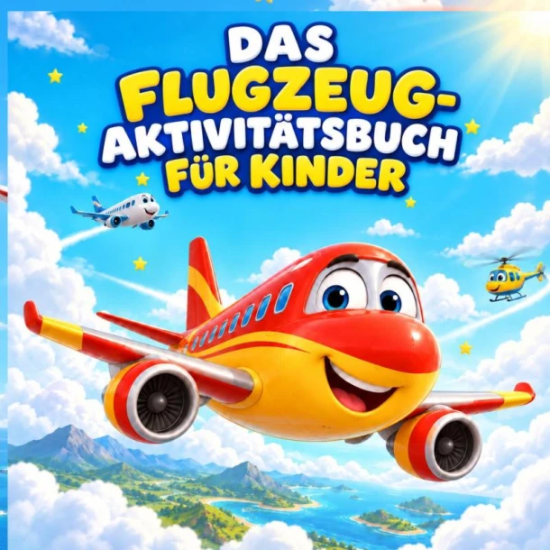 Das Flugzeug Aktivitätsbuch für Kinder – Tilda S – boek cover