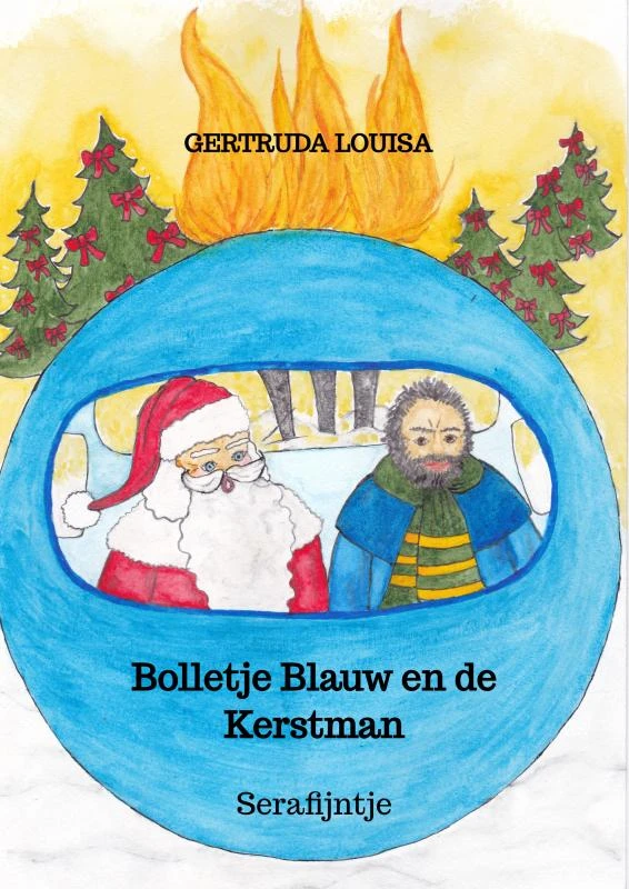Bolletje Blauw en de Kerstman – Gertruda Louisa – boek cover