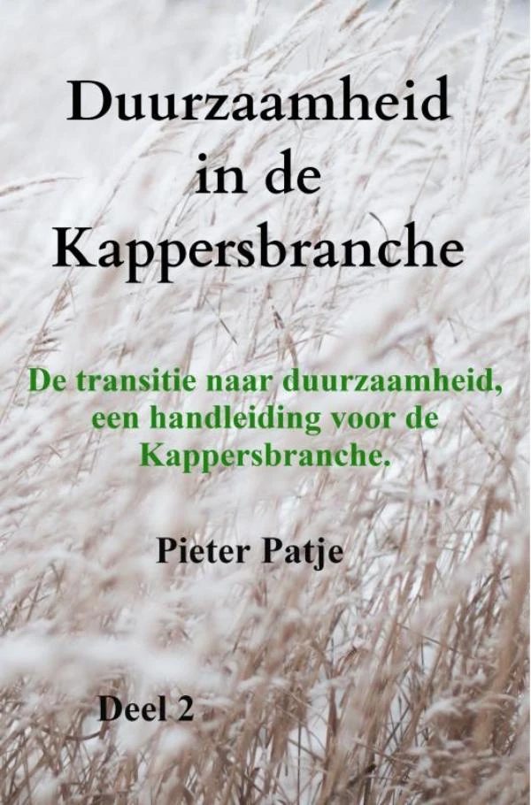 Duurzaamheid in de Kappersbranche – Pieter Patje – boek cover