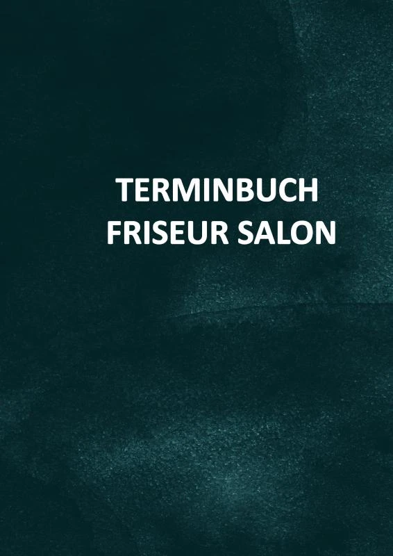 Terminbuch Friseur Salon/für Termine 7 mitarbeiter 15 minuten takt – Olivia Knusper – boek cover
